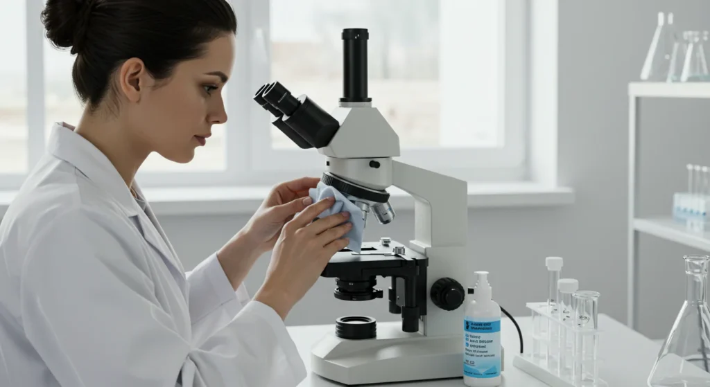 Clean and Care for a Microscope